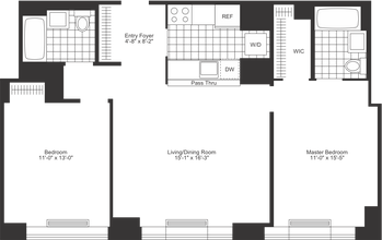 Unit 16H 16H floor plan